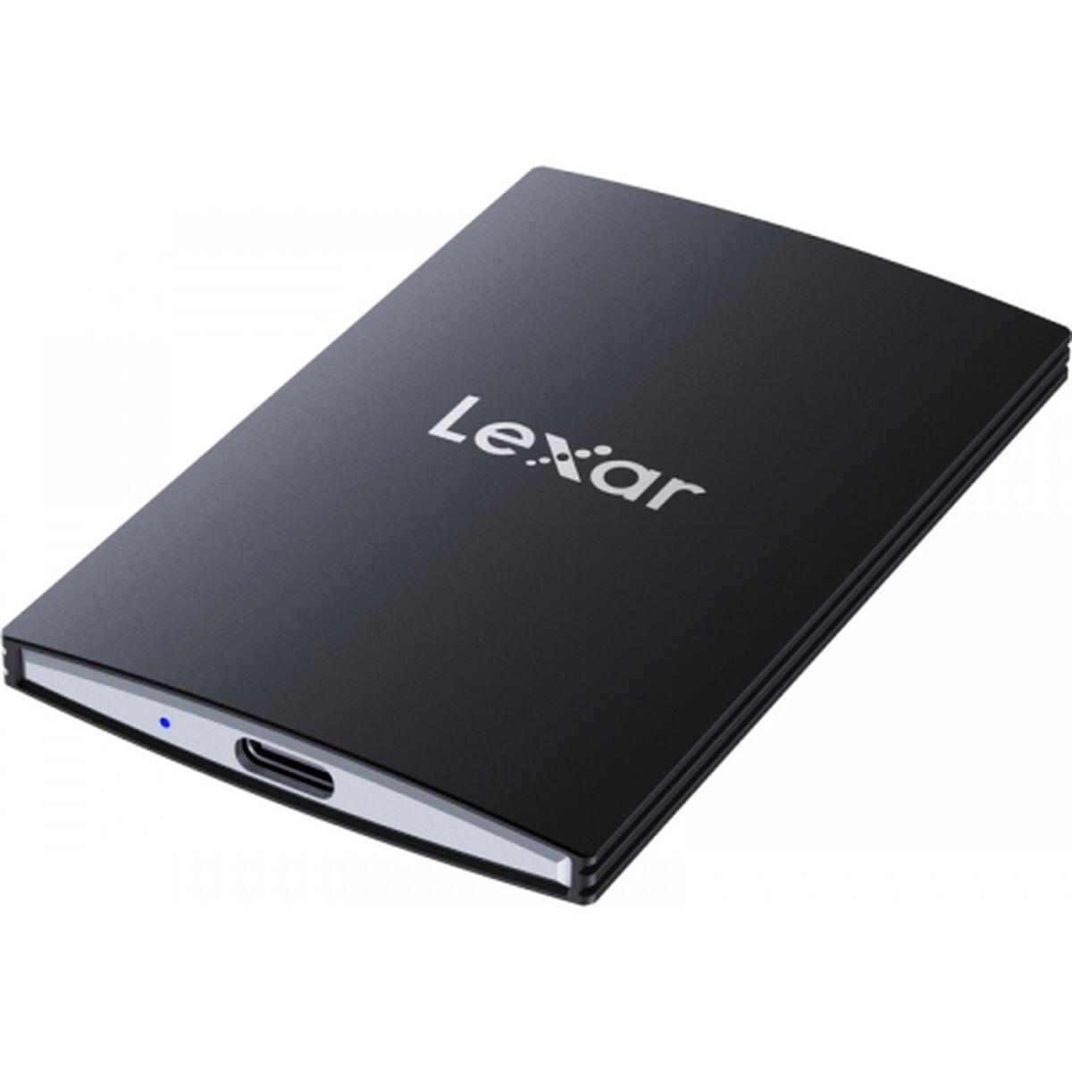Lexar LSL500 Ekstern harddisk 2 TB SSD - Sort, USB‑C