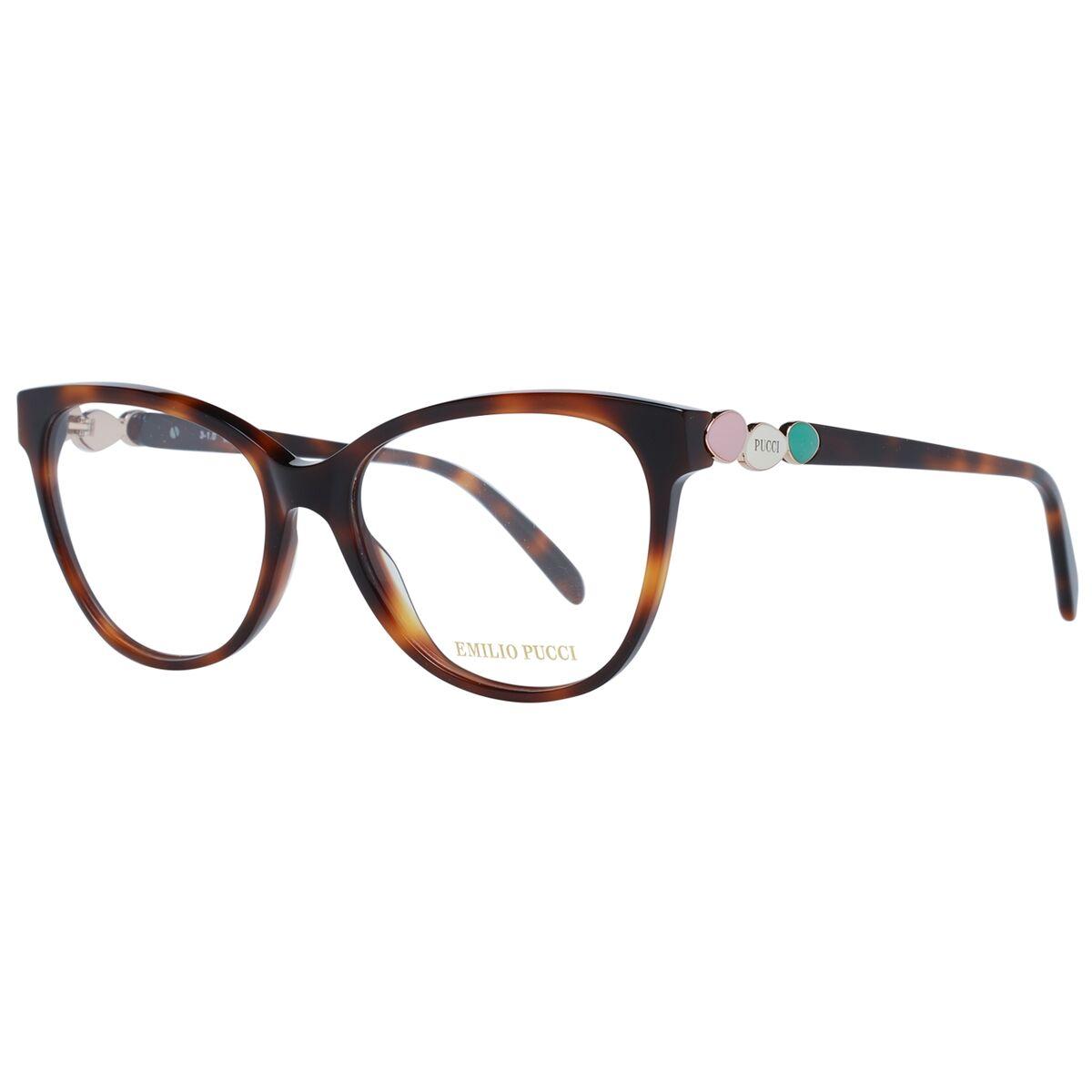 Emilio Pucci EP5151 brillestel - brun acetat, 54 mm