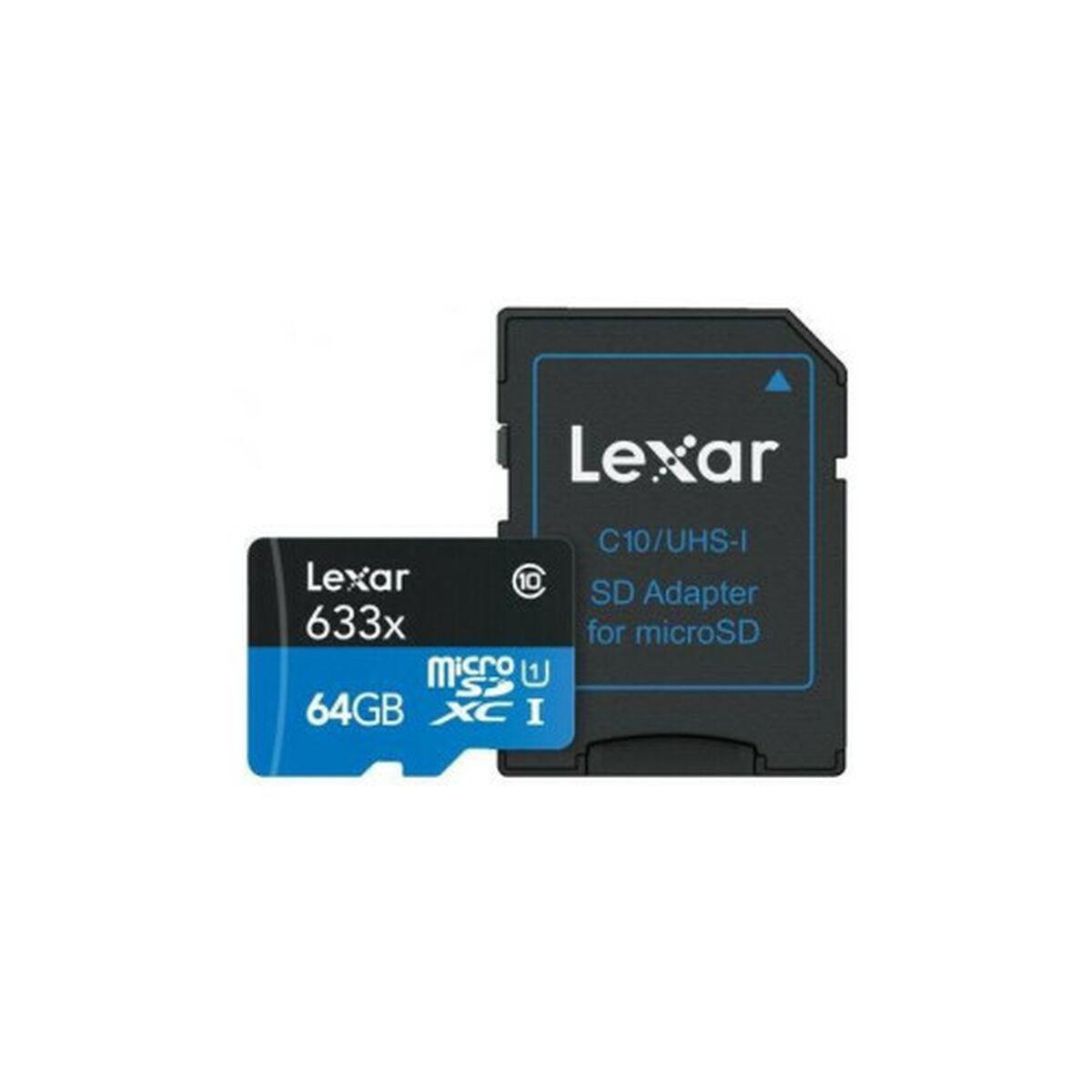 Lexar High Performance BLUE 633x microSD - 100MB/s - 64GB