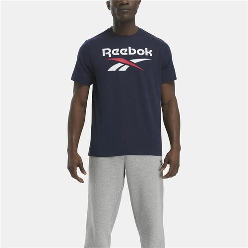 Hættetrøje til Mænd Reebok Marineblå L