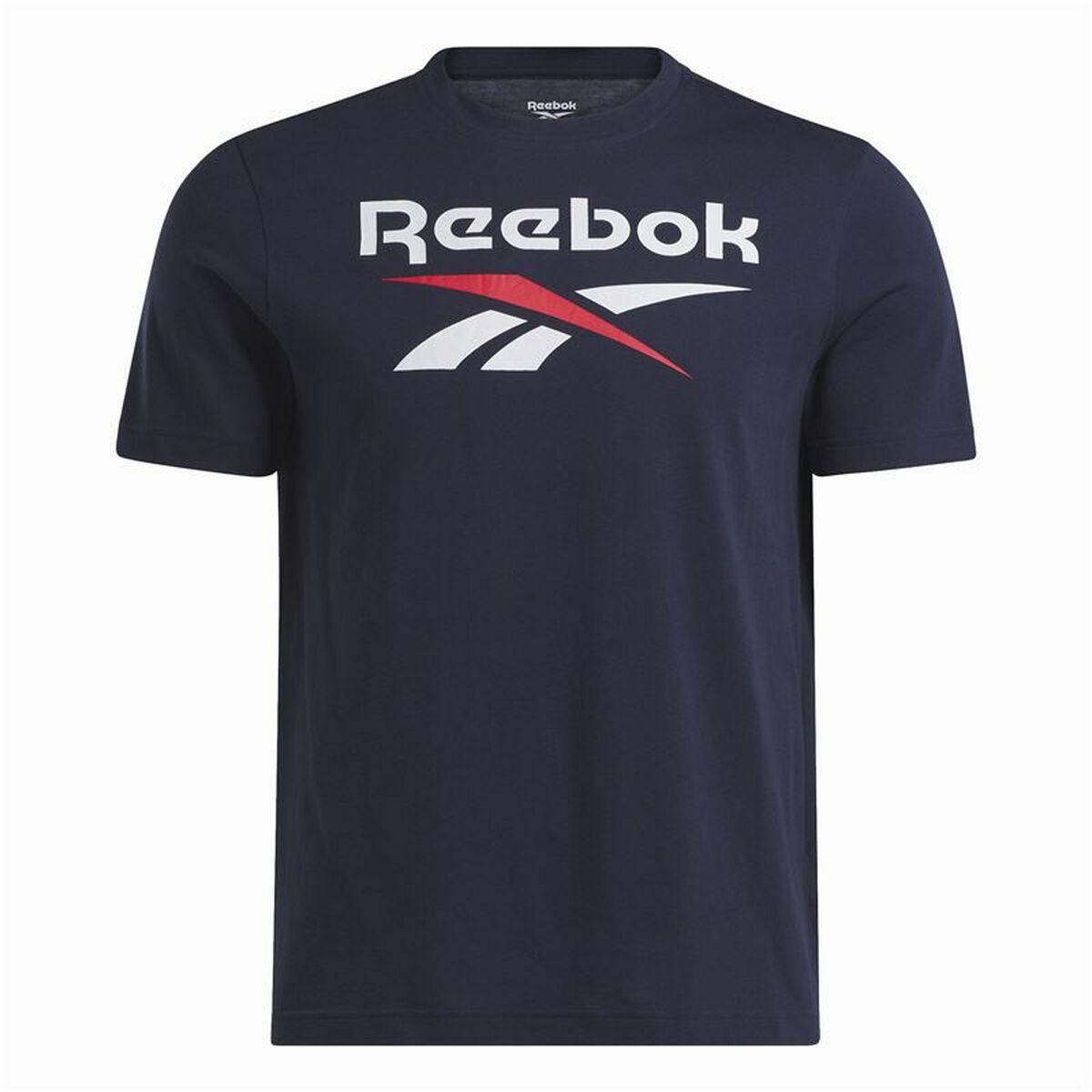 Hættetrøje til Mænd Reebok Marineblå M