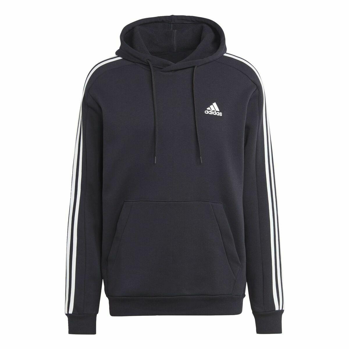 Hættetrøje til Mænd Adidas Sort XL