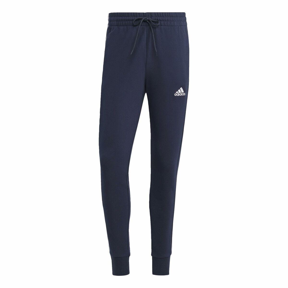 Adidas M 3S Ft Tc joggingbukser til mænd - mørkeblå, str. XS