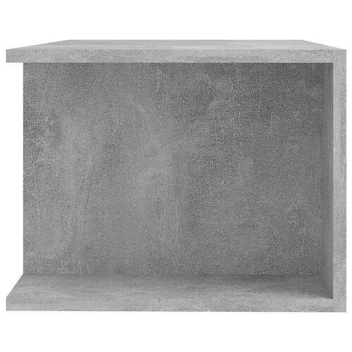 Tv-bord med LED-lys 90x39x30 cm betongrå