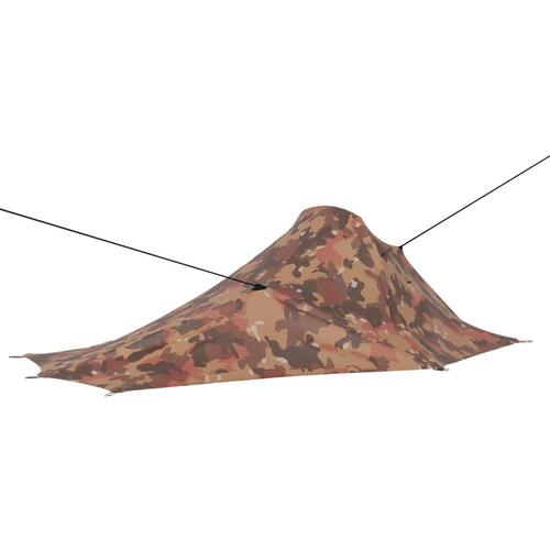 Campingtelt 317x240x100 cm camouflagefarvet