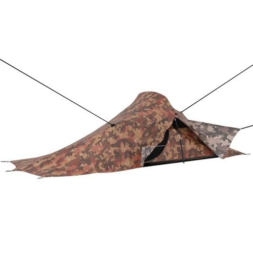 Campingtelt 317x240x100 cm camouflagefarvet