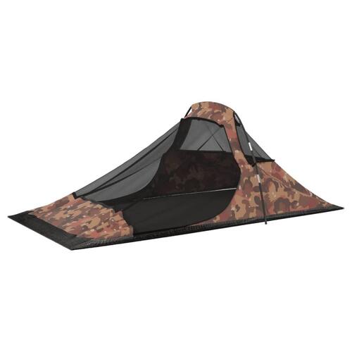 Campingtelt 317x240x100 cm camouflagefarvet