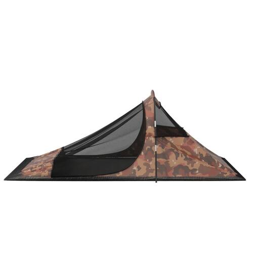 Campingtelt 317x240x100 cm camouflagefarvet