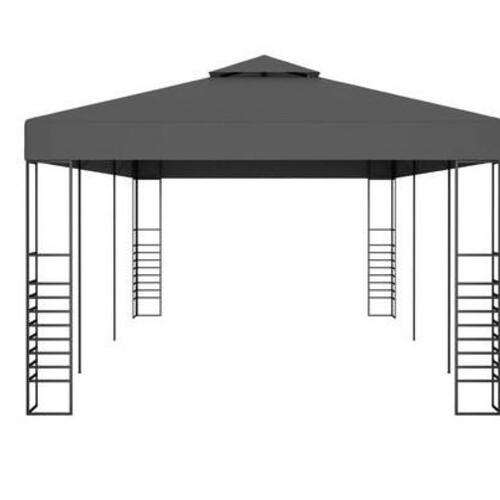 Pavillontelt 3x6 m antracitgrå