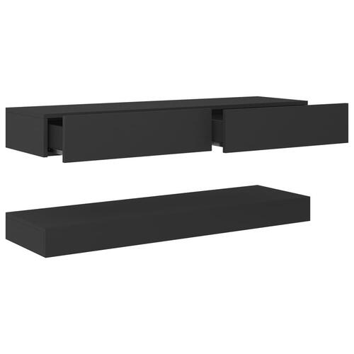 Tv-skab med LED-lys 120x35 cm grå