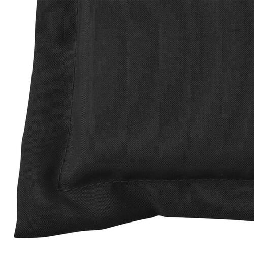Hynde til havebænk 180x50x4 cm oxfordstof sort (OUTLET A)
