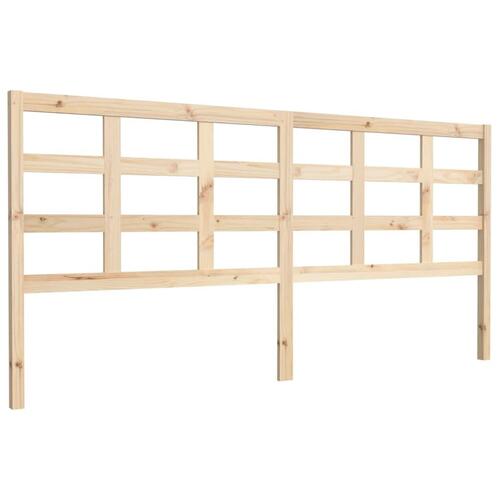 Sengegærde 205,5x4x100 cm massivt fyrretræ (OUTLET A+)
