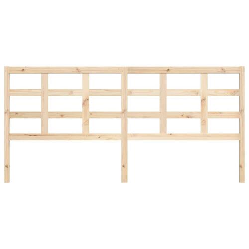 Sengegærde 205,5x4x100 cm massivt fyrretræ (OUTLET A+)