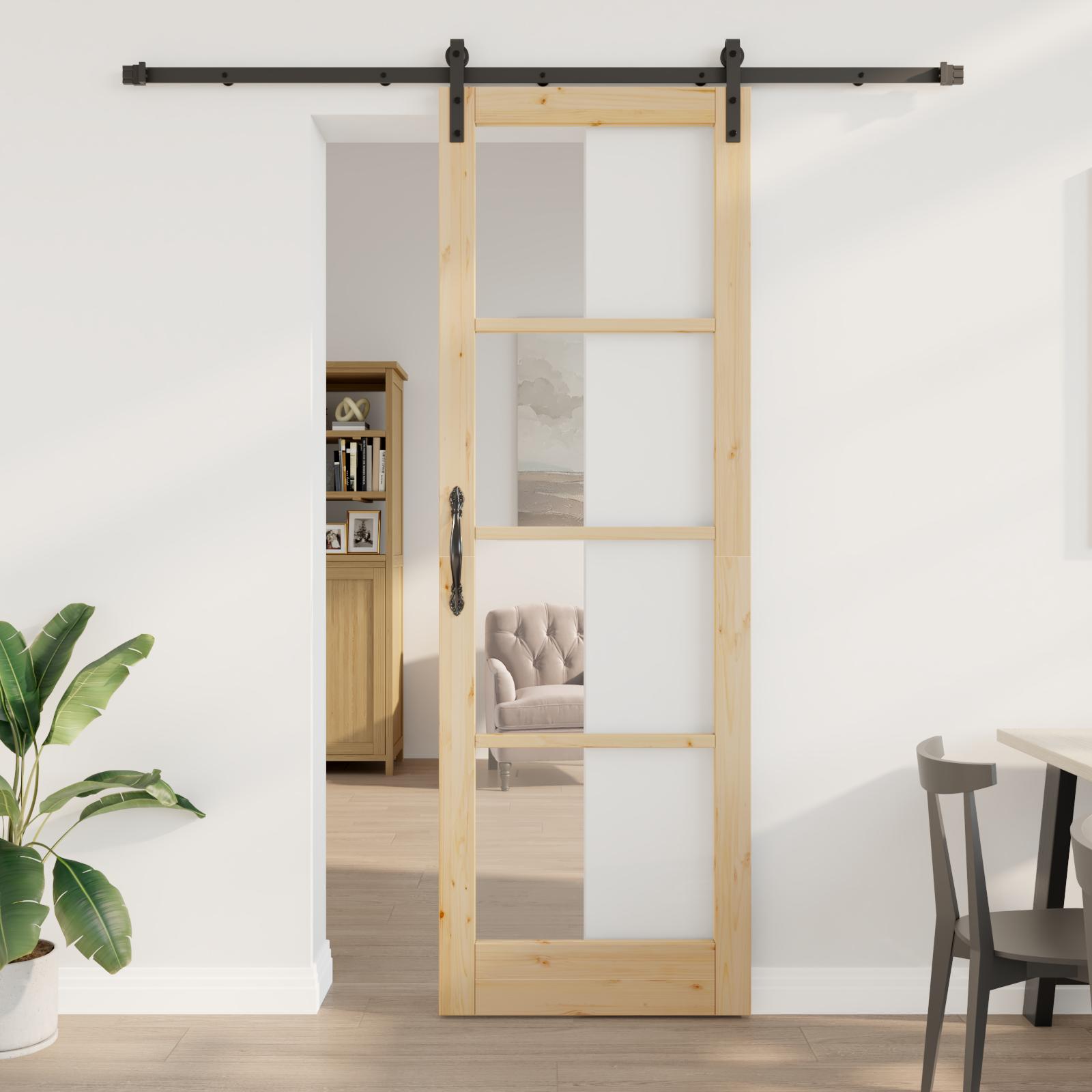 Skydør med hardware sæt 'ORKDAL'78x232 cm