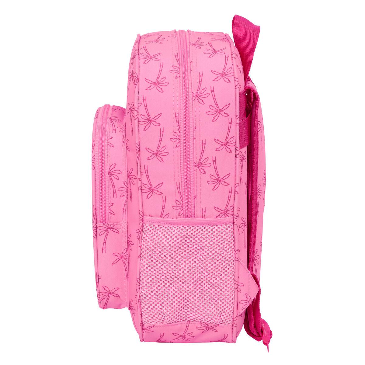 Lilo & Stitch skoletaske - Chill Pink Mint, 26 × 34 × 11 cm