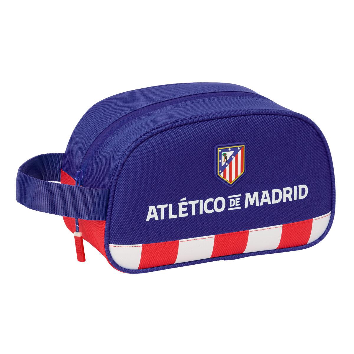 Atlético Madrid rejsetoilettaske - blå/hvid/rød 26 × 15 × 12 cm