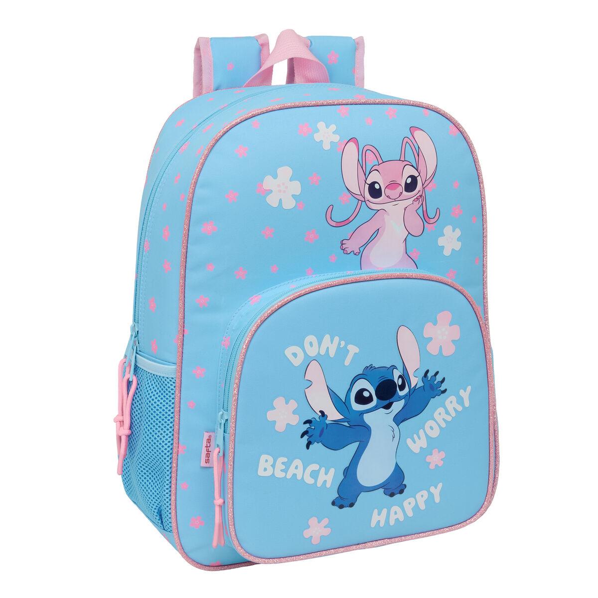 Børnerygsæk Lilo & Stitch Happy - himmelblå 33 × 42 × 14 cm