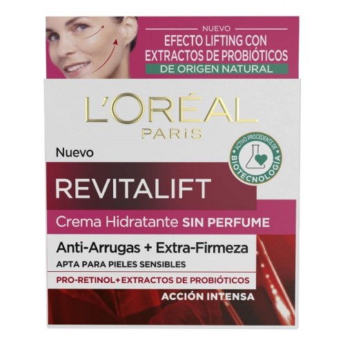Anti-rynke creme L’Oréal Paris Revitalift - uden parfume, SPF 15, 50 ml
