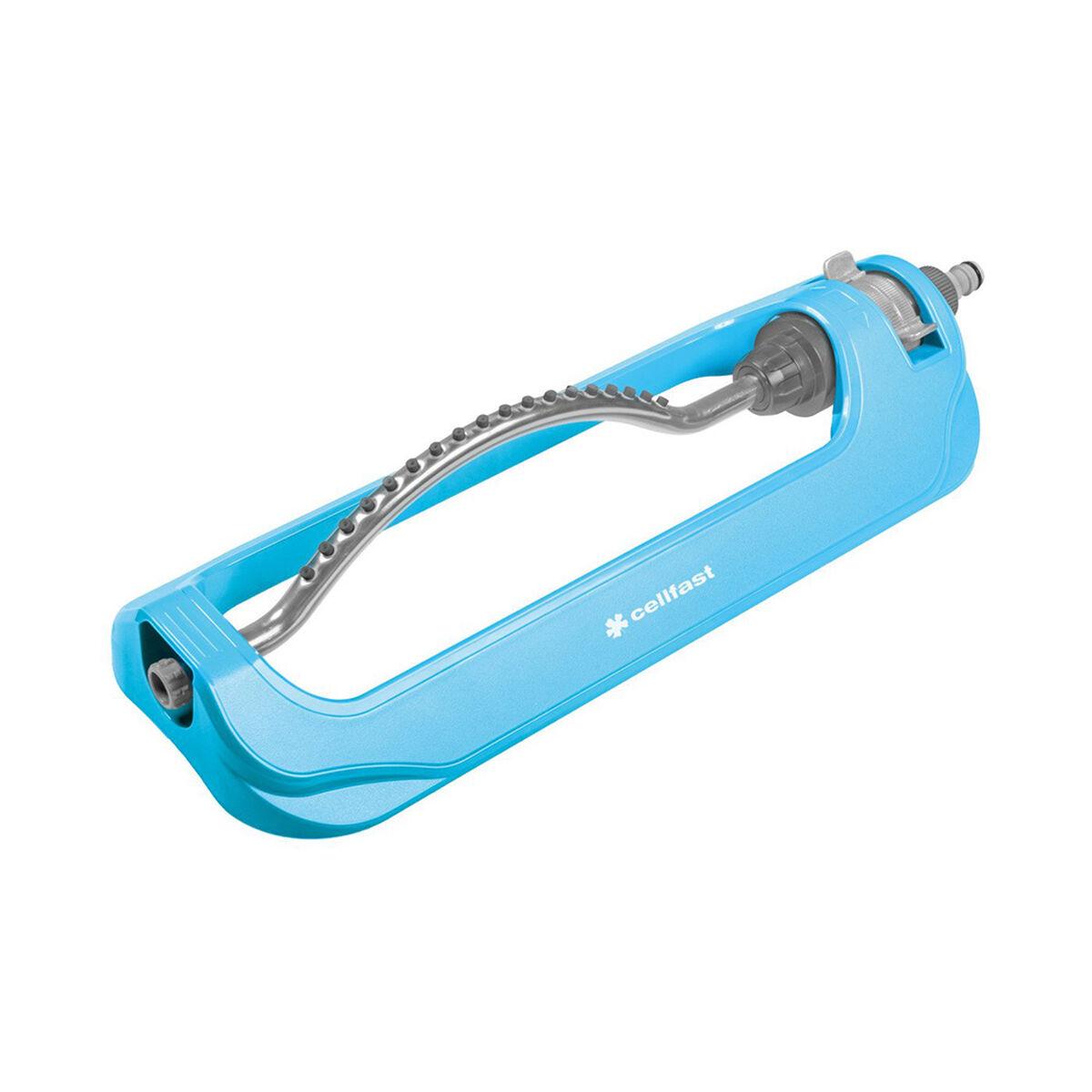 Cellfast oscillerende sprinkler i aluminium og plast, justerbar dyse