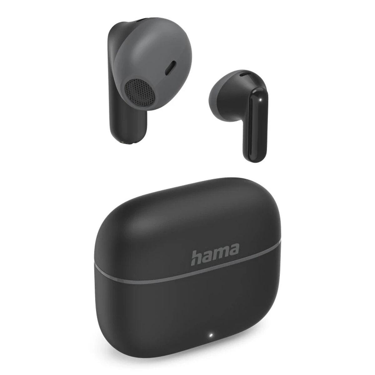 Hama trådløse in-ear høretelefoner med ladeetui - Sort billede