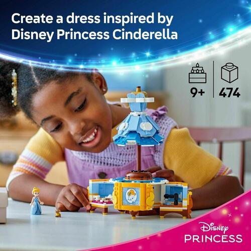 Lego Disney Princess 43266 - Askepots drejbare kjole - 474 dele