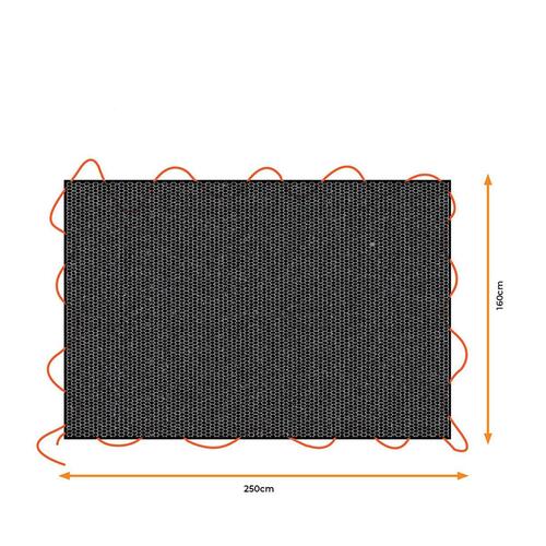 Trailer cover Black & Decker Sort 1,6 x 2,5 m