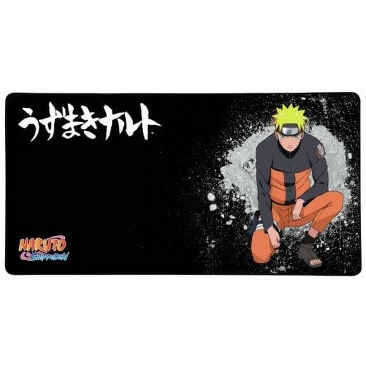 Konix Naruto Shippuden musemåtte - sort, XXL (90 cm)