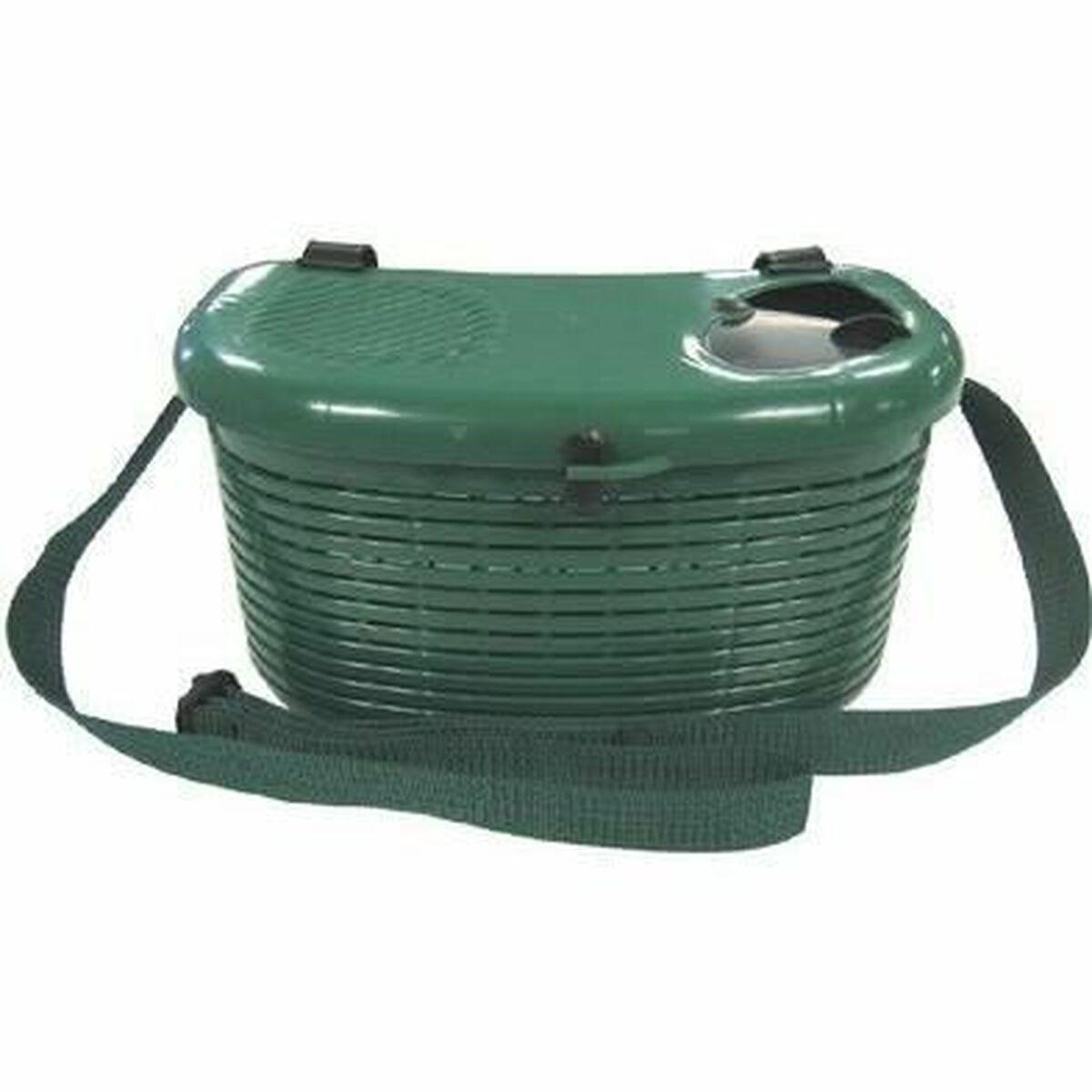 Fiskekurv med skulderrem - Grøn