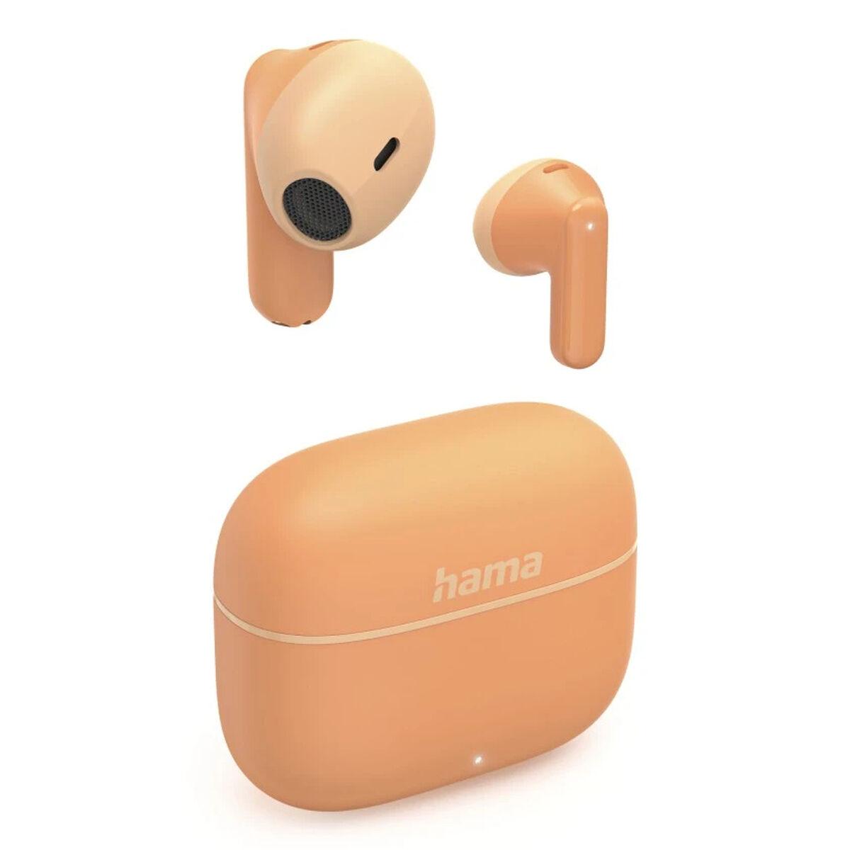 Hama trådløse in-ear høretelefoner med opladeetui - Orange