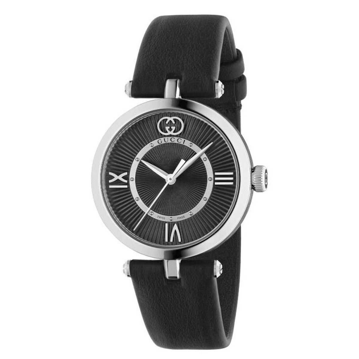 Dameur Gucci YA167505 - sort armbåndsur til kvinder
