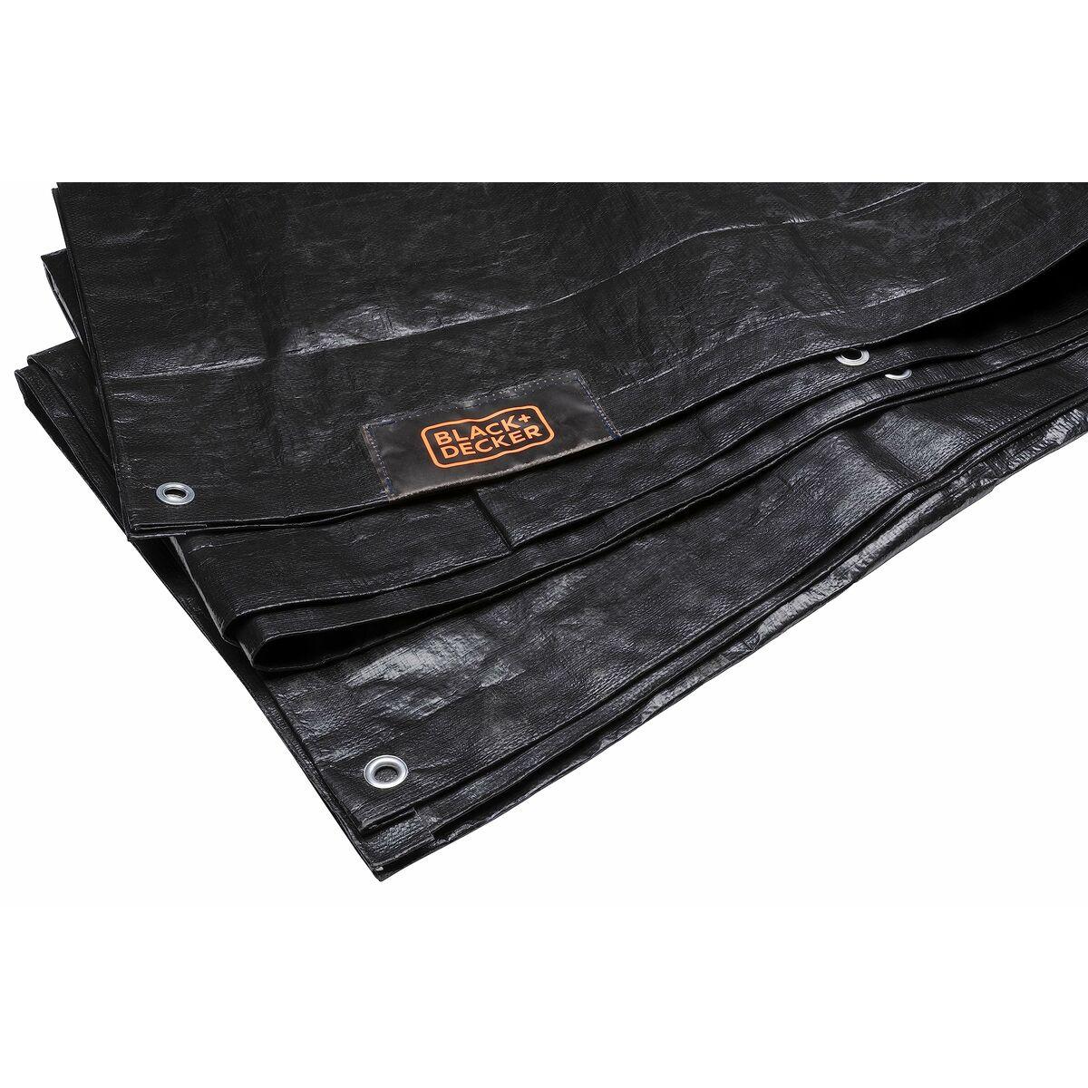 Black & Decker trailerovertræk - sort, 3 × 4 m