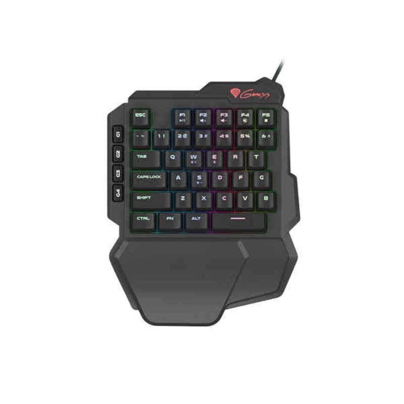 Tastatur Genesis NKG-1319 RGB Sort Engelsk