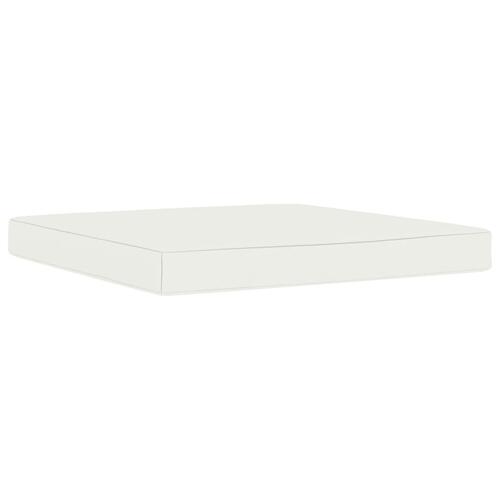 Pallehynde 60x60x8 cm oxfordstof cremefarvet
