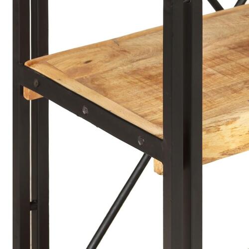 Bogreol m. 3 hylder 60x30x80 cm massivt mangotræ