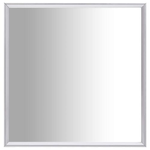 Spejl 70x70 cm sølvfarvet