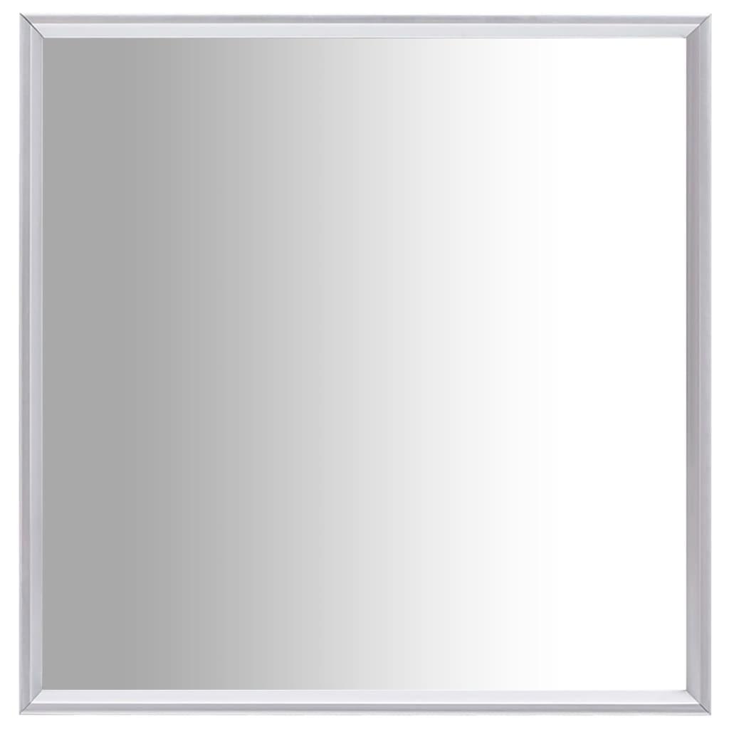 Spejl 70x70 cm sølvfarvet