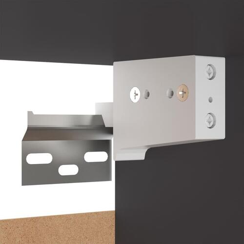 Væghængt tv-skab 30,5x30x30 cm grå