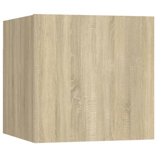 Væghængt skab 30,5x30x30 cm sonoma-eg