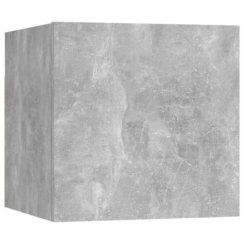 Væghængt tv-skab 30,5x30x30 cm betongrå