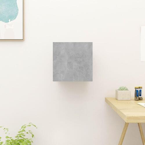 Væghængt tv-skab 30,5x30x30 cm betongrå