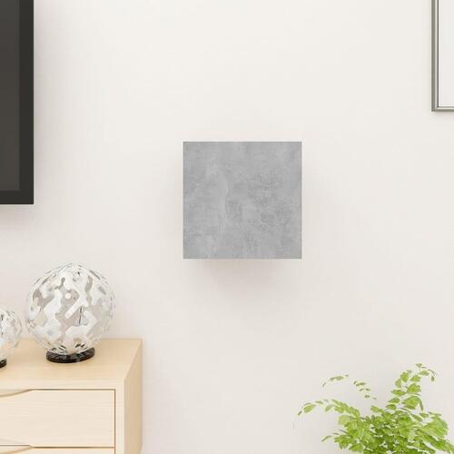 Væghængt tv-skab 30,5x30x30 cm betongrå