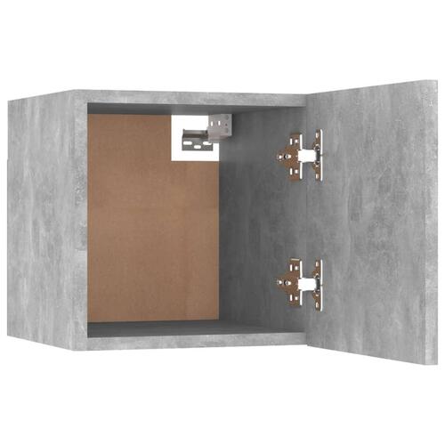 Væghængt tv-skab 30,5x30x30 cm betongrå