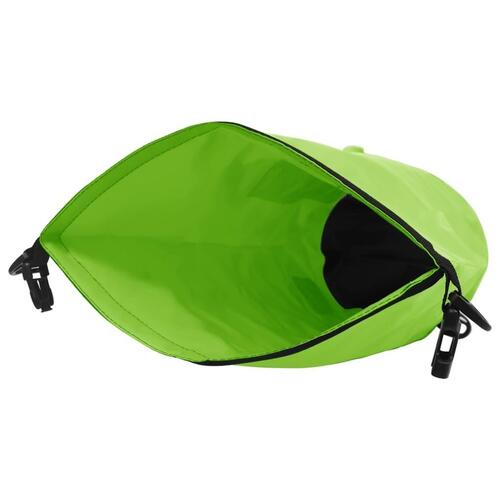 Vandtæt tørpose 15 l PVC grøn
