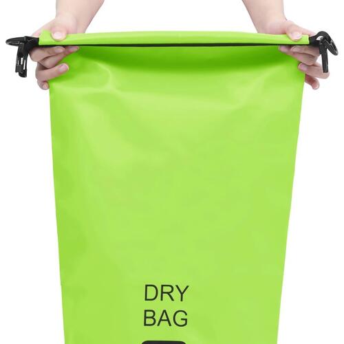 Vandtæt tørpose 20 l PVC grøn