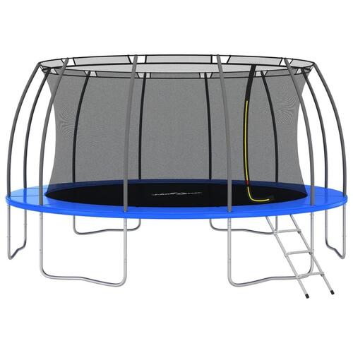 Trampolinsæt 488x90 cm 150 kg rund