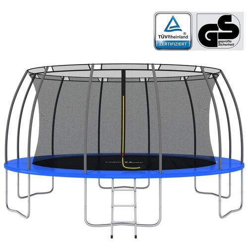 Trampolinsæt 488x90 cm 150 kg rund