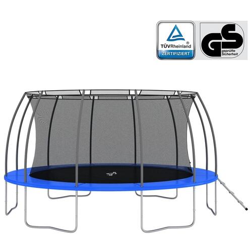 Trampolinsæt 488x90 cm 150 kg rund