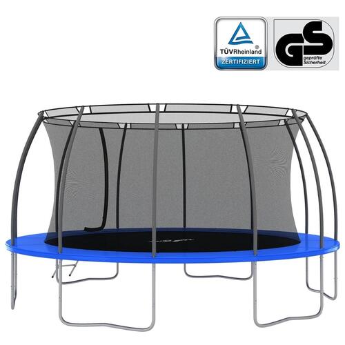 Trampolinsæt 488x90 cm 150 kg rund