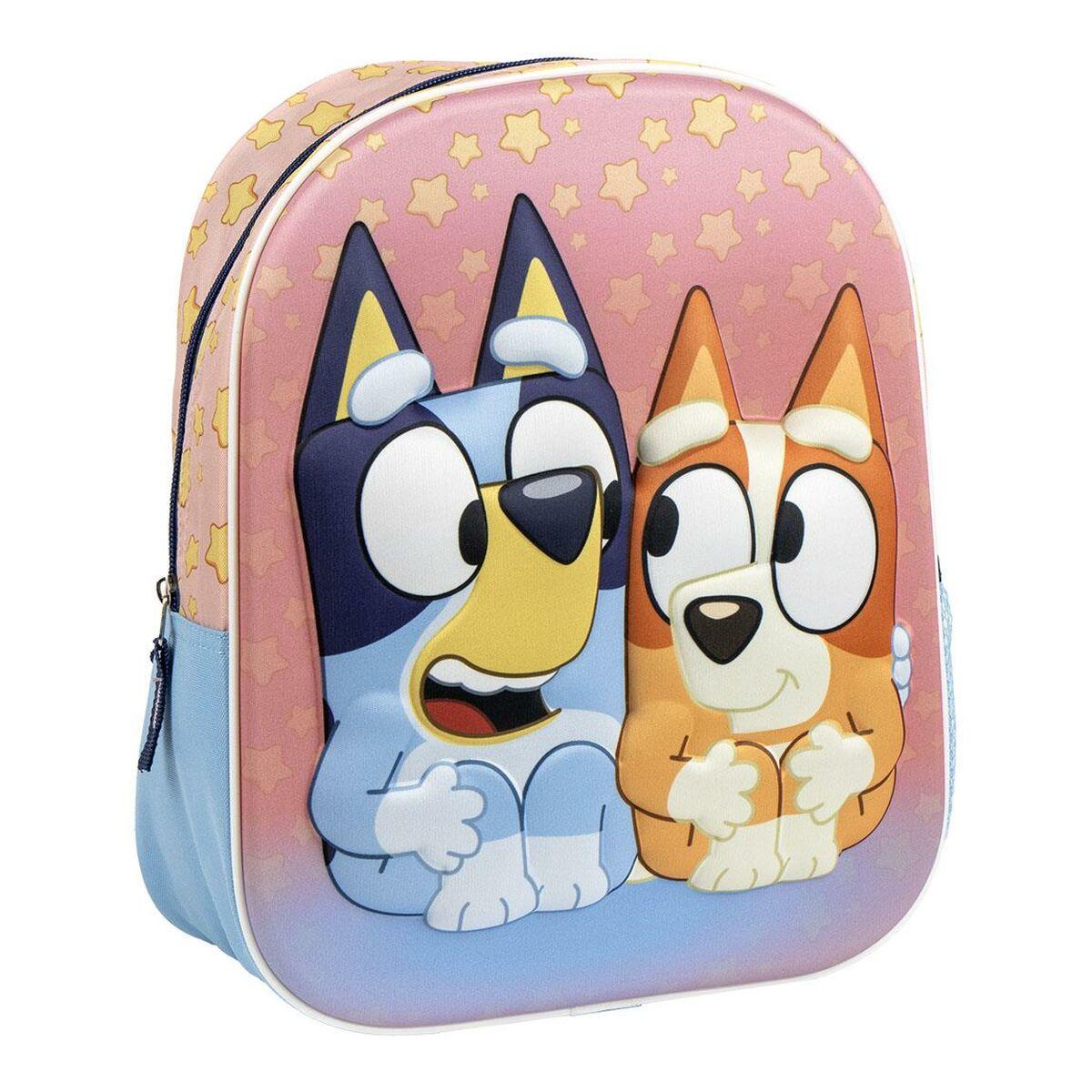 Skoletaske Bluey Pink 25 x 31 x 10 cm