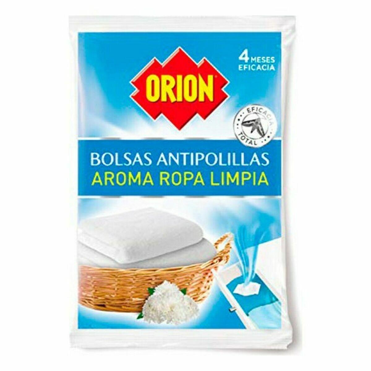 Orion behandling mod møl - poser med duft af rent tøj, 20 stk.